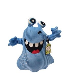 Blue Monster Plush Halloween Decoration